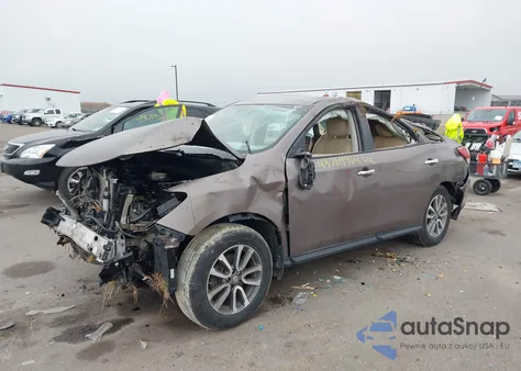 2014 Nissan Pathfinder S из США, поврежденный, VIN 5N1AR2MMXEC614414